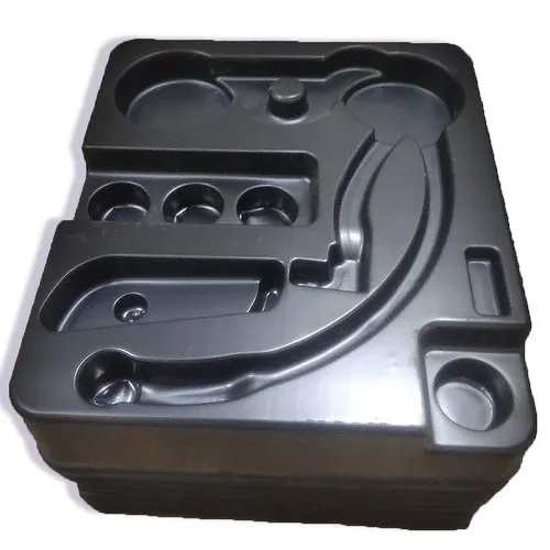 Phone Accessories Black Blister Packaging Tray - Hardness: Soft