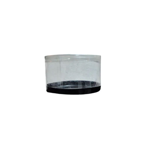 Transparent Cylindrical Acetate Box - Finishing: Glossy Lamination