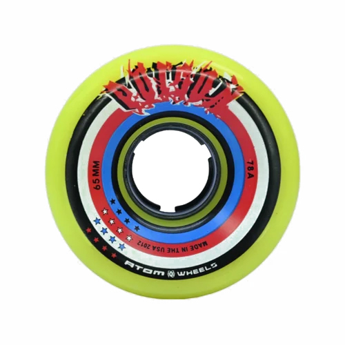 65Mm 78A Atom Poison Road Wheel - Color: Green