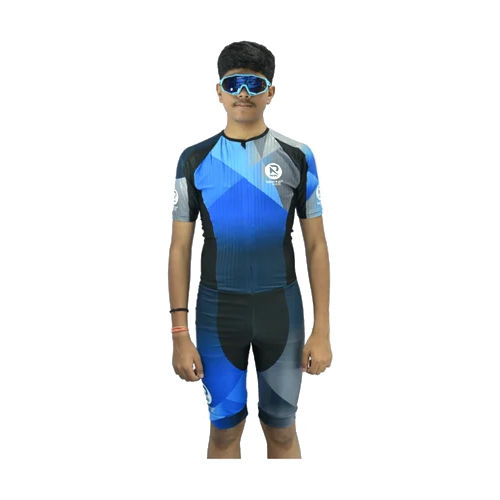 Blue Recto Aero Skating Suit - Color: Multicolor