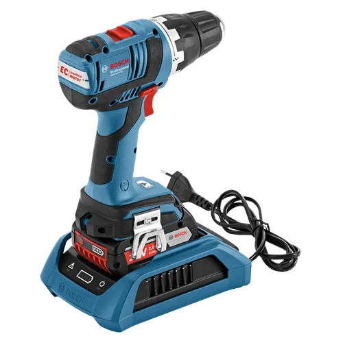 Gsr 18-V-Ec Professional Cordless Drill Driver - Color: Blue