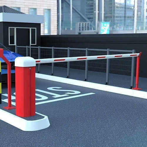Boom Barrier With Fast-tag Entry - Color: Red