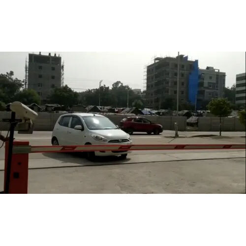 Automatic Boom Barrier - Color: Red