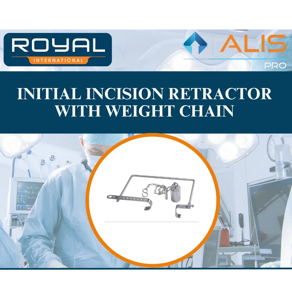 Initial Incision Retractor with Weight Chain