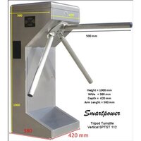 Automatic Tripod Turnstile Vertical Stainless Steel Barrier