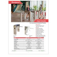 Automatic Tripod Turnstile Vertical Stainless Steel Barrier