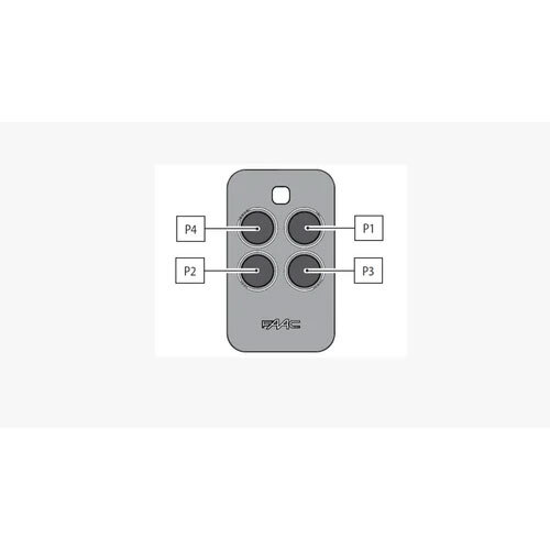 Faac Remote Control - Color: Black
