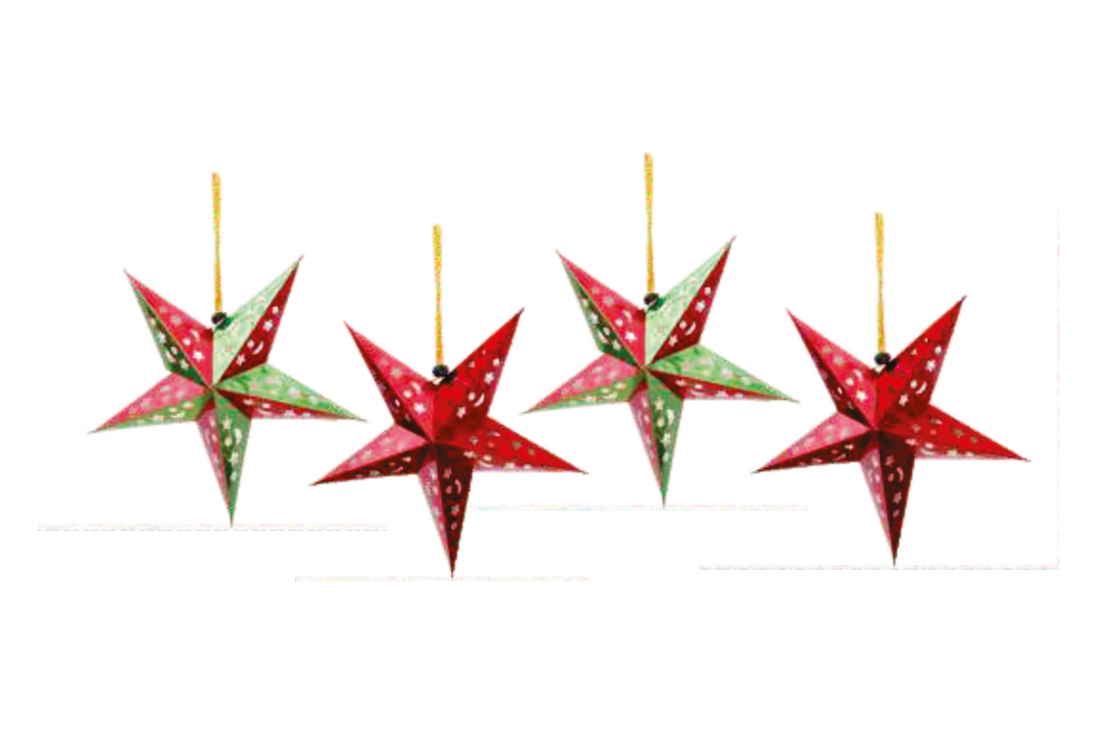 Merry Christmas Big Star Lantern - (Ru-Cm505) - Color: Multicolour