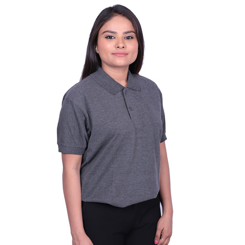 Grey Womens Polo T-Shirts - Color: Different Available