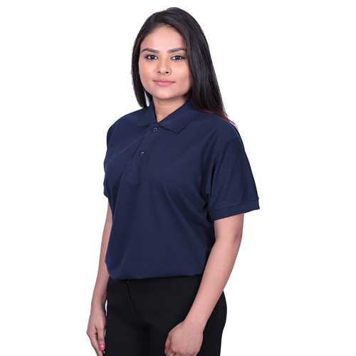 Deep Blue Womens Polo T-Shirts - Color: Different Available