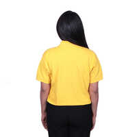 Yellow Womens Polo T-Shirts