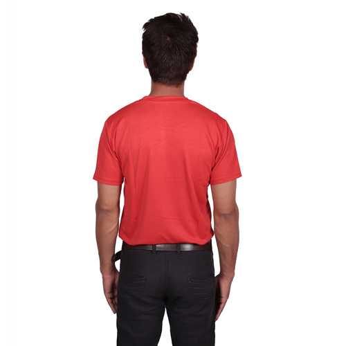 Red Men'S Round Neck T-Shirt - Color: Different Available