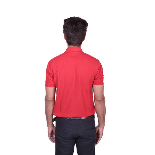 Red Men's Polo T-Shirt