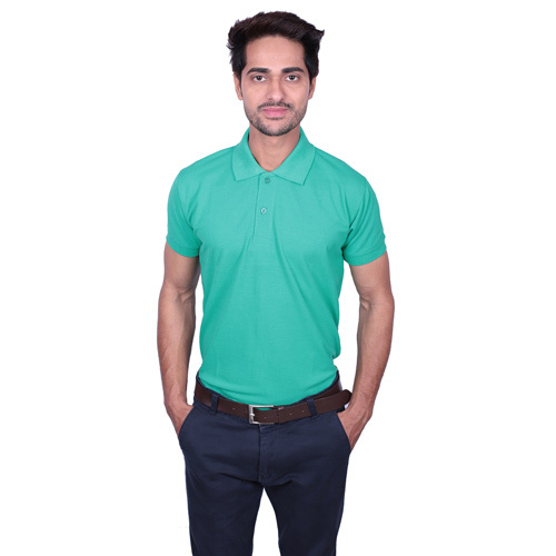 Sky Blue Men's Polo T-Shirt