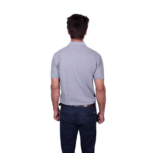 Grey Men's Polo T-Shirt