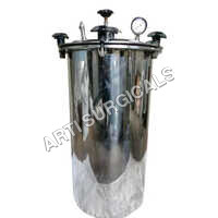 15 Liter Double Tray Stainless Steel Vertical Autoclaves - Color: Silver