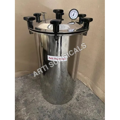 Vertical Autoclave Sterilizer - Color: Silver