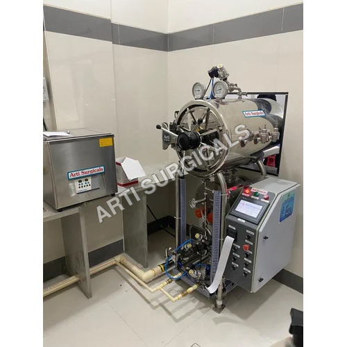 Hphv Cylindrical Autoclave - Color: Silver