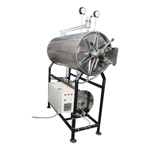 Horizontal Autoclave Machine - Color: Silver