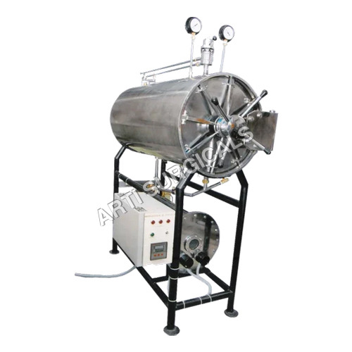 Horizontal Autoclave Machine - Color: Silver