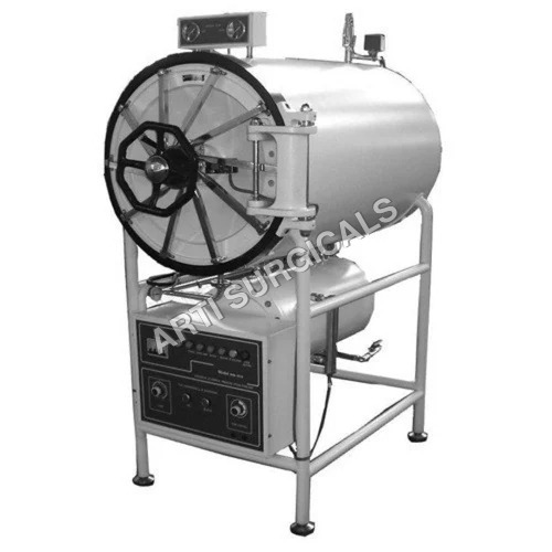 Cylindrical Horizontal Autoclave - Color: Silver