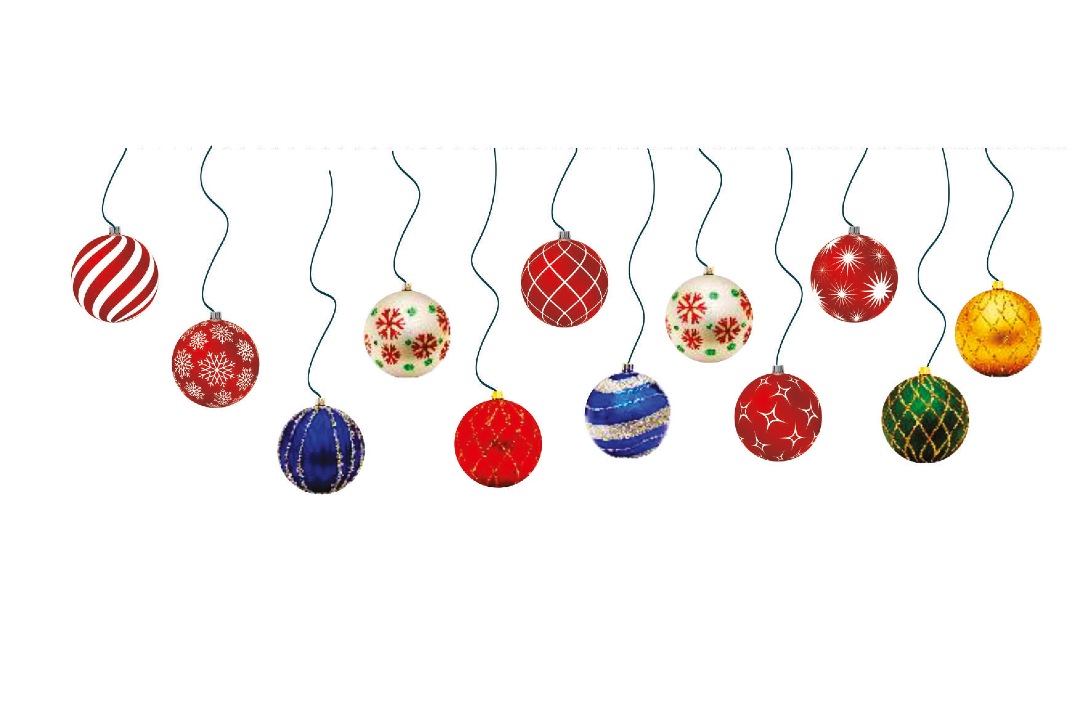 Merry Christmas Round Dangler - (Ru-Cm303) - Color: Multicolour