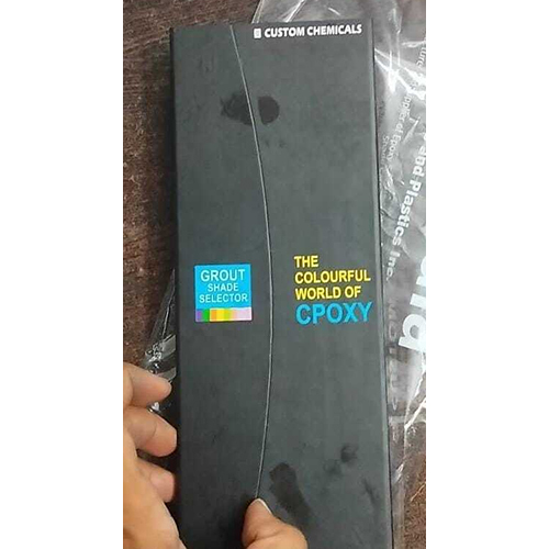 Epoxy Shade Card 3 Fold 40 Color Regular