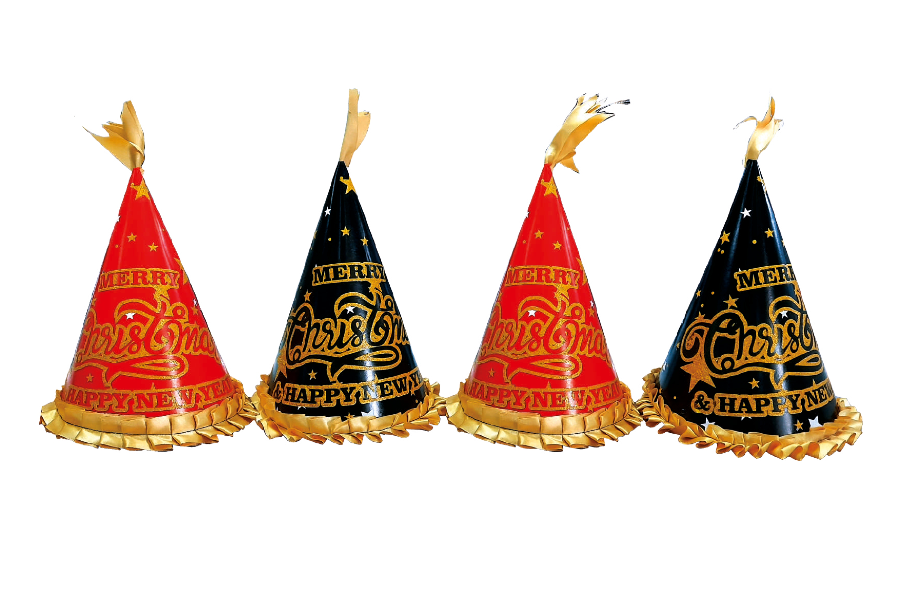 Merry Christmas Jhalar Cap - Pack of 05 - (RU-CM104)