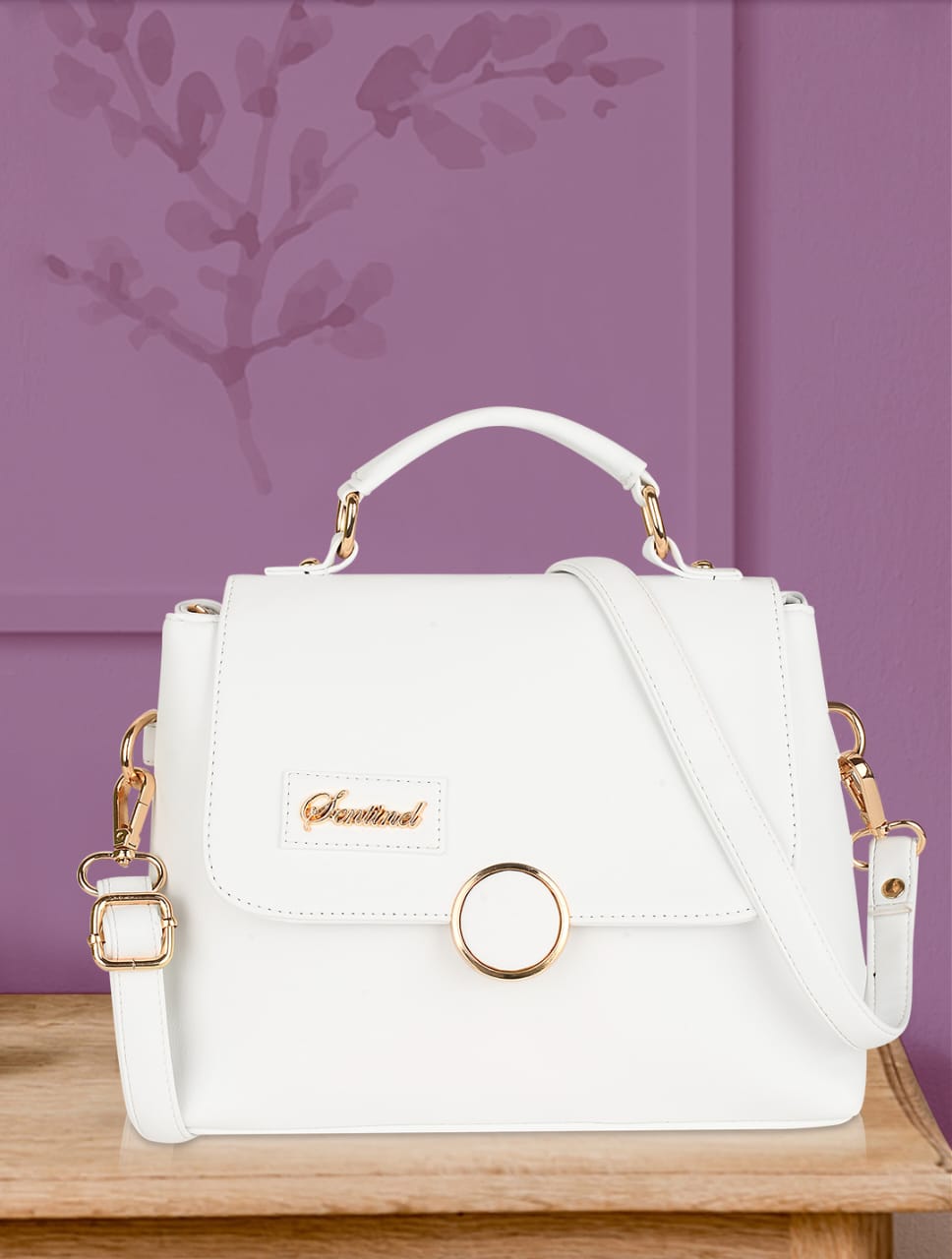 Sentinel White Women Sling Bag - Feature: Moisture Proof