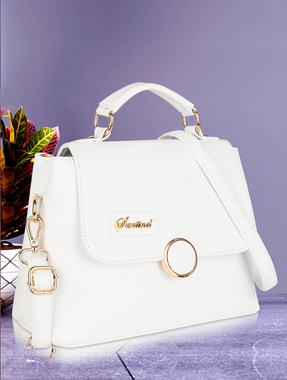 SENTINEL White Women Sling Bag