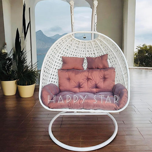 Happy Star Outdoor Double Seater Swing - Application: Garden