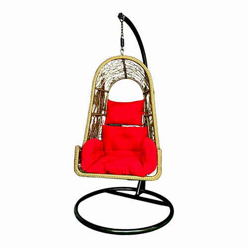 Iron Outdoor Single Seater Swing With Stand - Application: Garden