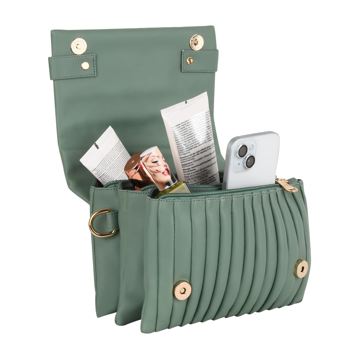 SENTINEL Women Green Sling / Crossbody Bag