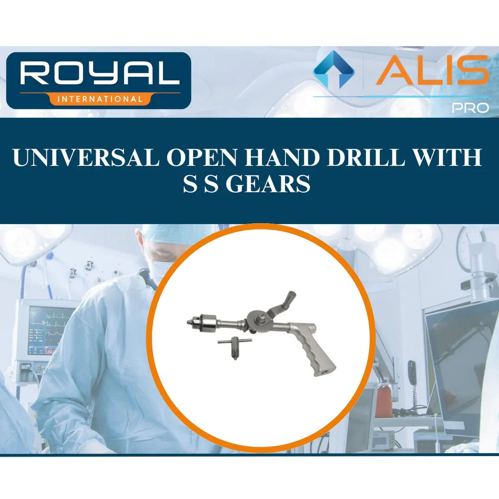 Universal Open Hand Drill With S S Gears