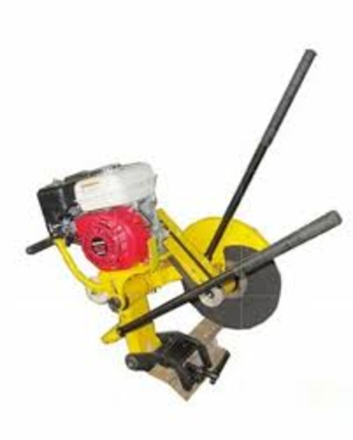 Abrasive Rail Cutter Machine - Durable Steel Construction, Electric Drive Type | High Efficiency, Manual Control System, Warranty Included