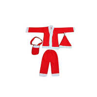 Casual Wear Christmas Dress Set - Velvet, Various Sizes, Red | Lightweight, Standard Style, Perfect For Festive Occasions