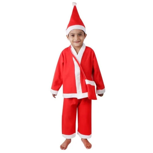 Stylish Santa Claus Dress - Color: Red