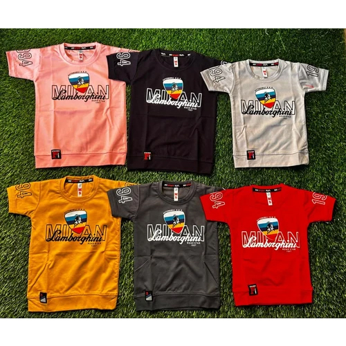 Kids Tencel Casual Wear T Shirt - Age Group: 5-7 Years