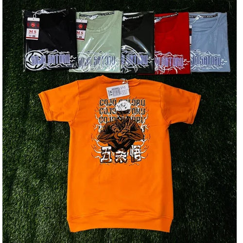 Boys Tencel Printed T Shirt - Age Group: 5-7 Years