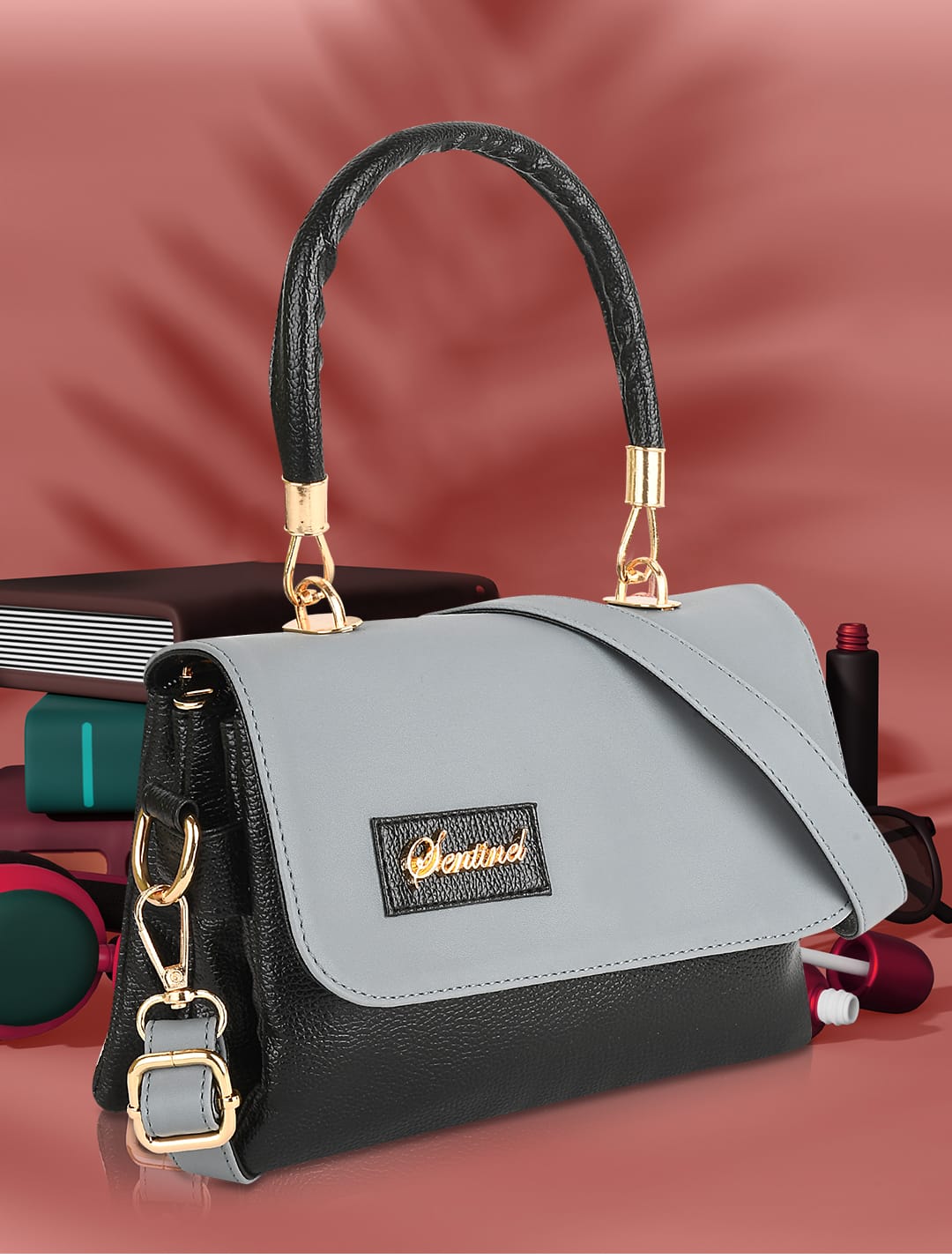 SENTINEL Top Handle Partition Women Sling Bag