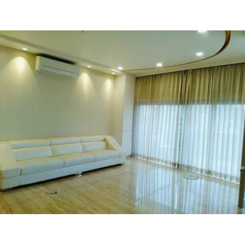 Cotton Window Curtain - Color: White