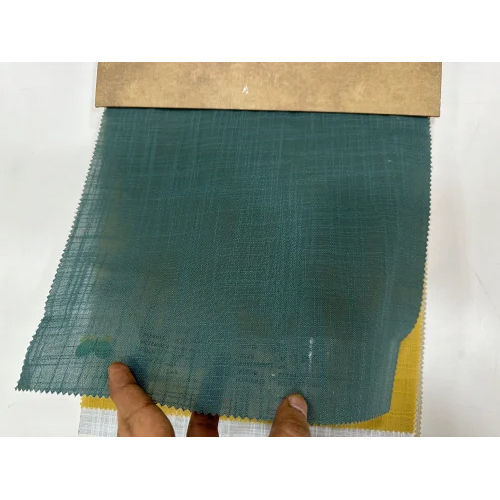 Plain Curtain Fabric - Color: Green