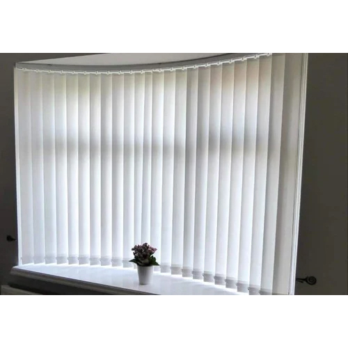 Office Vertical Blind - Color: White