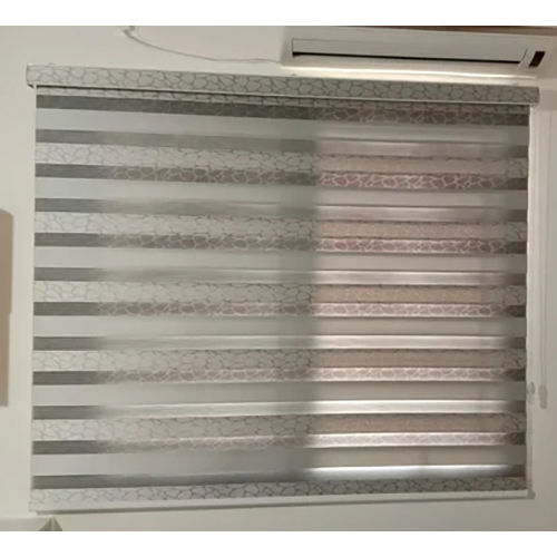 Motorised Zebra Blinds - Color: Gray