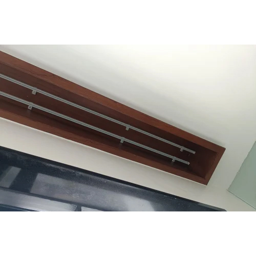 Luft Motorised Curtain Track - Color: Brown