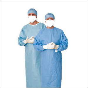 Disposable Surgeon Gowns - Non-Woven Plastic Material | Fluid Resistant, Breathable, Customizable Design, Tear Resistance, Durable Stitching