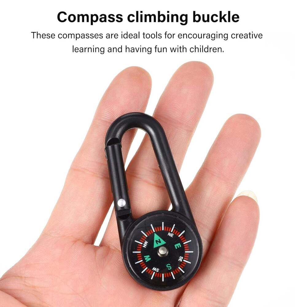 Clip Snap Hook Mini Compasss