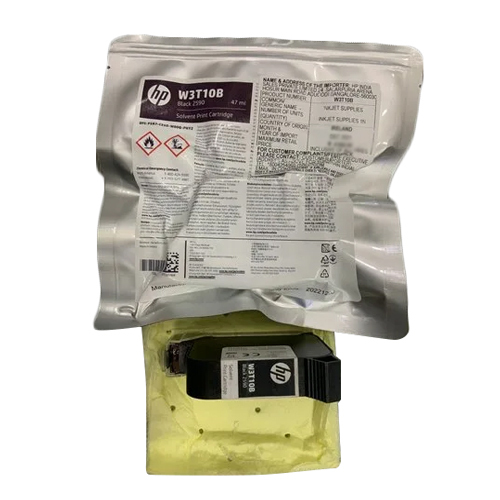 HP W3T10B Black 2590 Print Cartridge - 12.7 MM Size , Reliable Inkjet Performance for Crisp Black Printing on All Paper Types