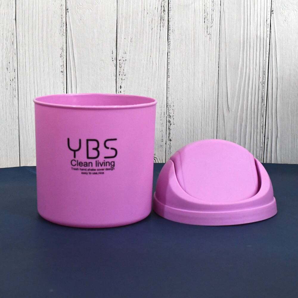 Mini Trash Can With Lid Small Tiny Trash Bins