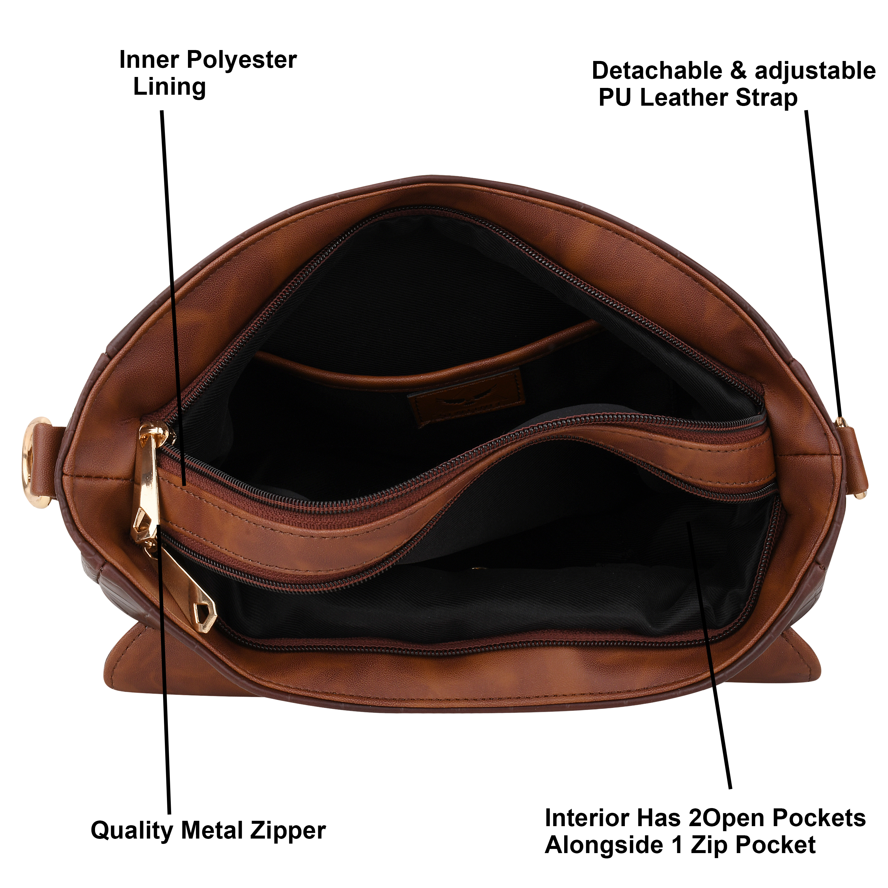SENTINEL Women Sling Bag/ Crossbody Shoulder bag